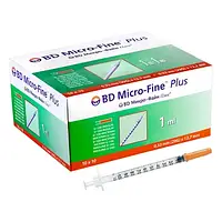 BD Micro-Fine Шприц 1мл U-100 інсуліновий 31G (0,25 x 6 мм)