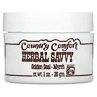 Country Comfort, Herbal Savvy, желтокорень и мирра, 28 г (1 унция) Киев