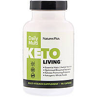 Nature's Plus, KetoLiving, ежедневные мульти, 90 капсул Киев