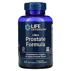 Life Extension, Ultra Prostate Formula, комплекс для підтримки простати, 60 м'яких таблеток