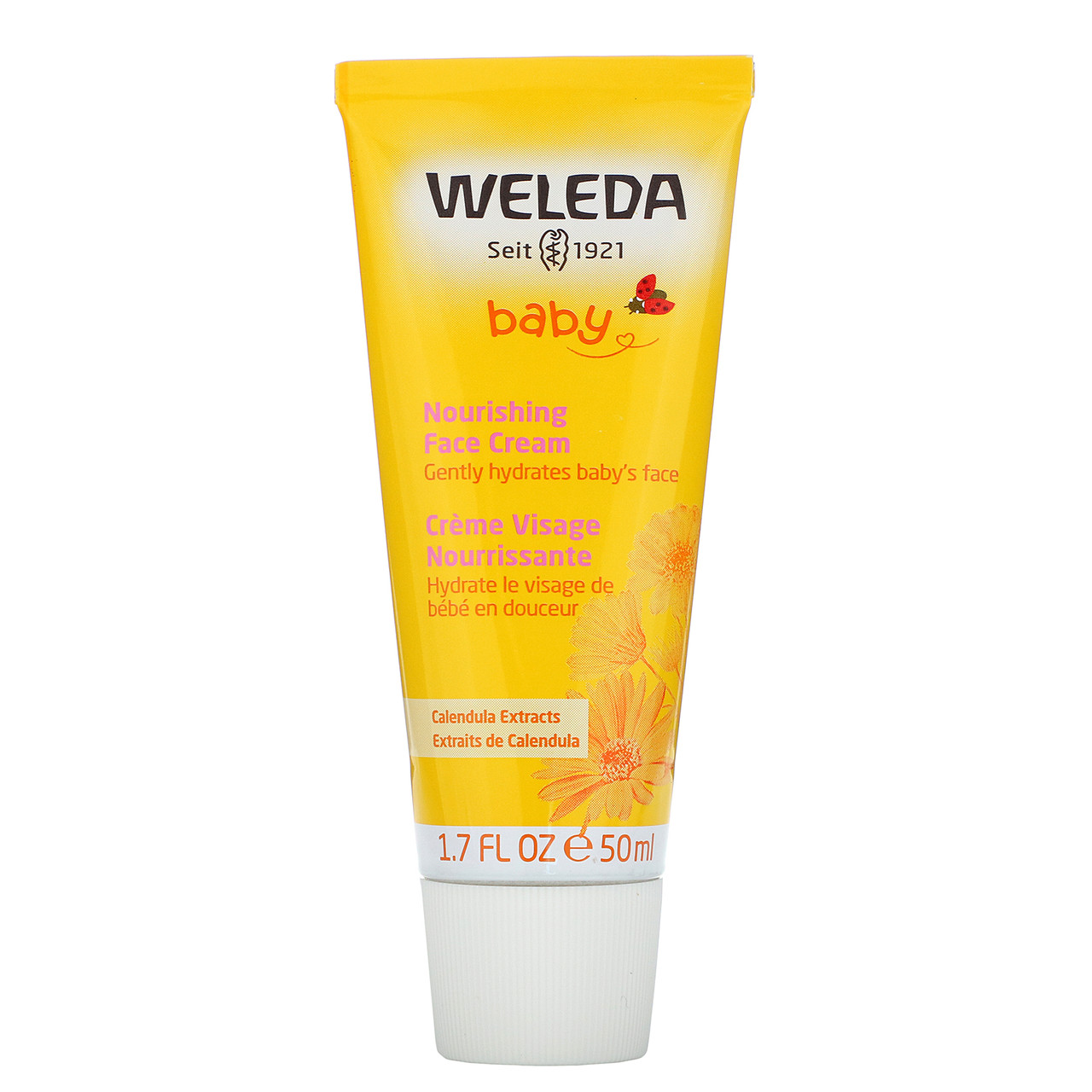 Weleda, Baby, питательный детский крем для лица, с экстрактами календулы, 50 мл (1,7 жидк. унции) Киев - фото 1 - id-p1627474155