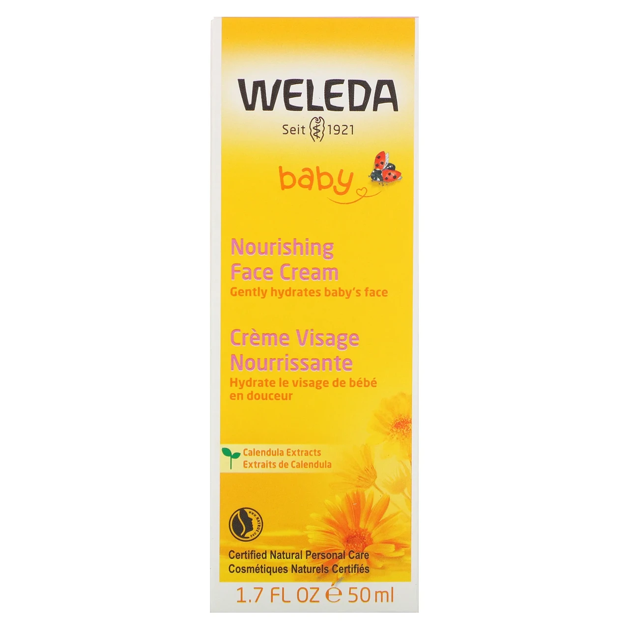 Weleda, Baby, питательный детский крем для лица, с экстрактами календулы, 50 мл (1,7 жидк. унции) Киев - фото 2 - id-p1627474155