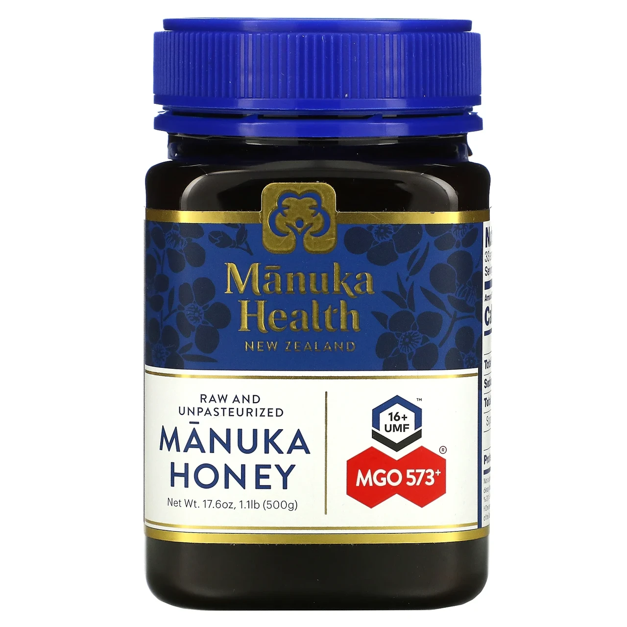 Manuka Health, мед манука, MGO 573+, 500 г (17,6 унции) Киев - фото 1 - id-p1627470524