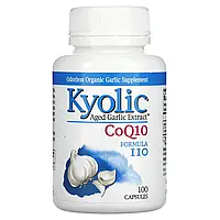 Kyolic, Aged Garlic Extract, CoQ10, формула 110, 100 капсул Киев