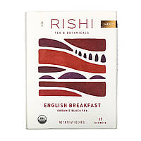 Rishi Tea, Organic Black Tea, English Breakfast, 15 Tea Bags 1.58 oz (45 g) Киев