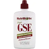 NutriBiotic, веганский экстракт семян грейпфрута GSE, жидкий концентрат, 118 мл (4 жидк. унции) Киев