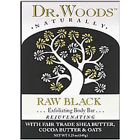 Dr. Woods, Сырое черное мыло для тела, 149 г (5,25 унции) Киев