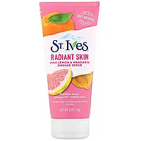 St. Ives, Radiant Skin, скраб для тіла « Розовий лимон і мандарин», 170 г (6 унций) IVE-35764