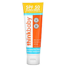 Think, Thinkbaby, сонцезахисний крем SPF 50+, 3 рідких унції (89 мл)