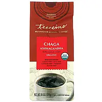 Teeccino, Mushroom Herbal Coffee, Medium Roast, Caffeine Free, Chaga Ashwagandha, 10 oz (284 g) Киев