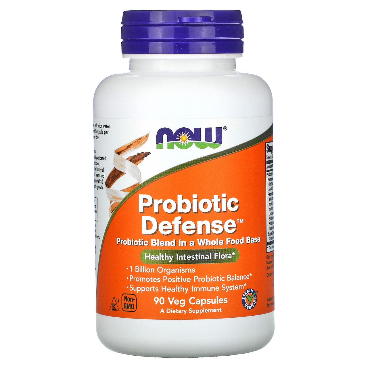 NOW Foods, Probiotic Defense, 90 рослинних капсул NOW-02918, Київ