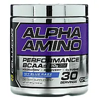 Cellucor, Alpha Amino, BCAA для улучшения результатов, льдисто-голубая вспышка, 381 г (13,4 унции) Киев