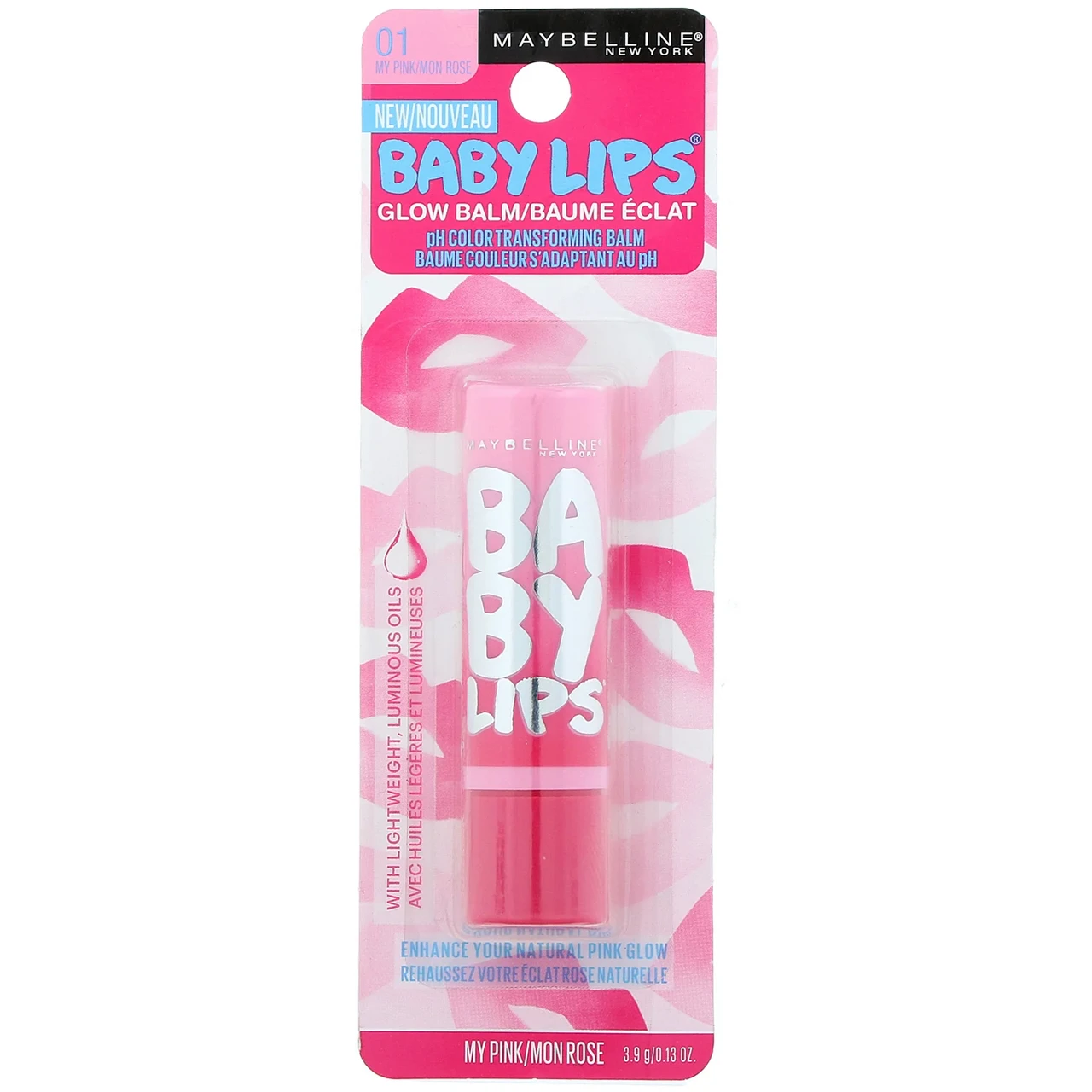 Maybelline, Baby Lips, бальзам-блеск для губ, оттенок «розовый» 01, 3,9 г Киев - фото 2 - id-p1199306657
