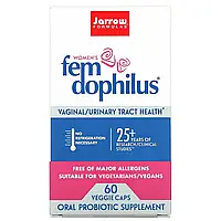 Jarrow Formulas, Fem Dophilus, добавка для женщин, 60 растительных капсул Киев