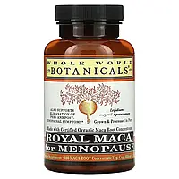 Whole World Botanicals, Royal Maca®, королевская мака для приема при менопаузе, 500 мг, 120 вегетарианских