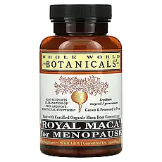 Whole World Botanicals, Royal Maca®, королевська маку для прийому при менопаузі, 500 мг, 120 вегетаріанських