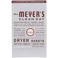 Mrs. Meyers Clean Day, Антистатические салфетки, аромат лаванды, 80 шт. Киев