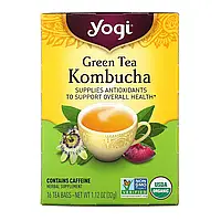 Yogi Tea, зеленый чай комбуча, 16 чайных пакетиков, 32 г (1,12 унции) Киев