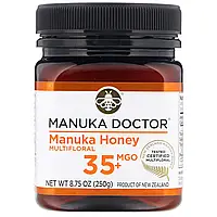 Manuka Doctor, мед манука из разнотравья, MGO 35+, 250 г (8,75 унции)