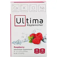 Ultima Replenisher, Электролитовая добавка, малина, 20 пакетов, 3,2 г (0,11 унций) каждый Киев