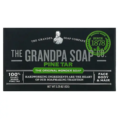 Купить The Grandpa Soap Co., Мыло для лица, тела и волос, сосновый ...