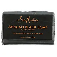SheaMoisture, африканское черное мыло с маслом ши для устранения несовершенств кожи лица и тела, 99 г Киев