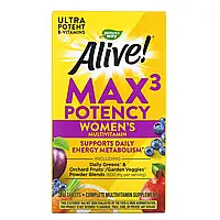 Nature's Way, Alive! Max3 Potency, мультивитамины для женщин, 90 таблеток Киев