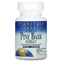 Planetary Herbals, Экстракт сосновой коры Full Spectrum, 150 мг, 60 таблеток Киев