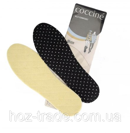 Устілки термо Coccine ALU COMFORT овчина+латекс+фольга