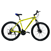 Велосипед CrossBike 27.5" Leader Рама-19.5" neon yellow