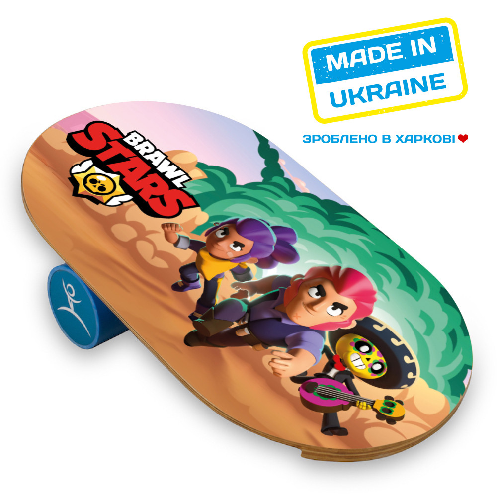 Дитячий баланс борд Brawl Stars (з крихтою), фото 1