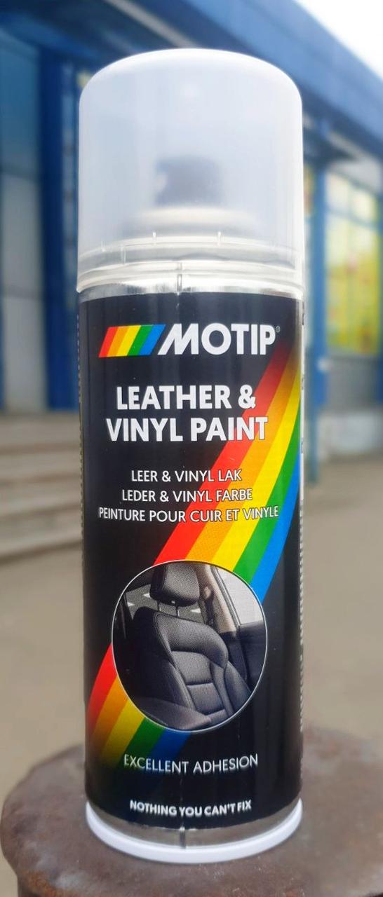 Краска для кожи черная Motip Leather Paint аэрозоль 200мл 04230BS ...