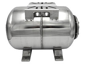 Бак гідроакумулятор горизонтальний неіржавкий 50 л toНасоси, фото 4