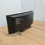 Годинник настільний з радіо Technoline WT460 Blue LED Black/Silver (WT460 blaue LED), фото 8