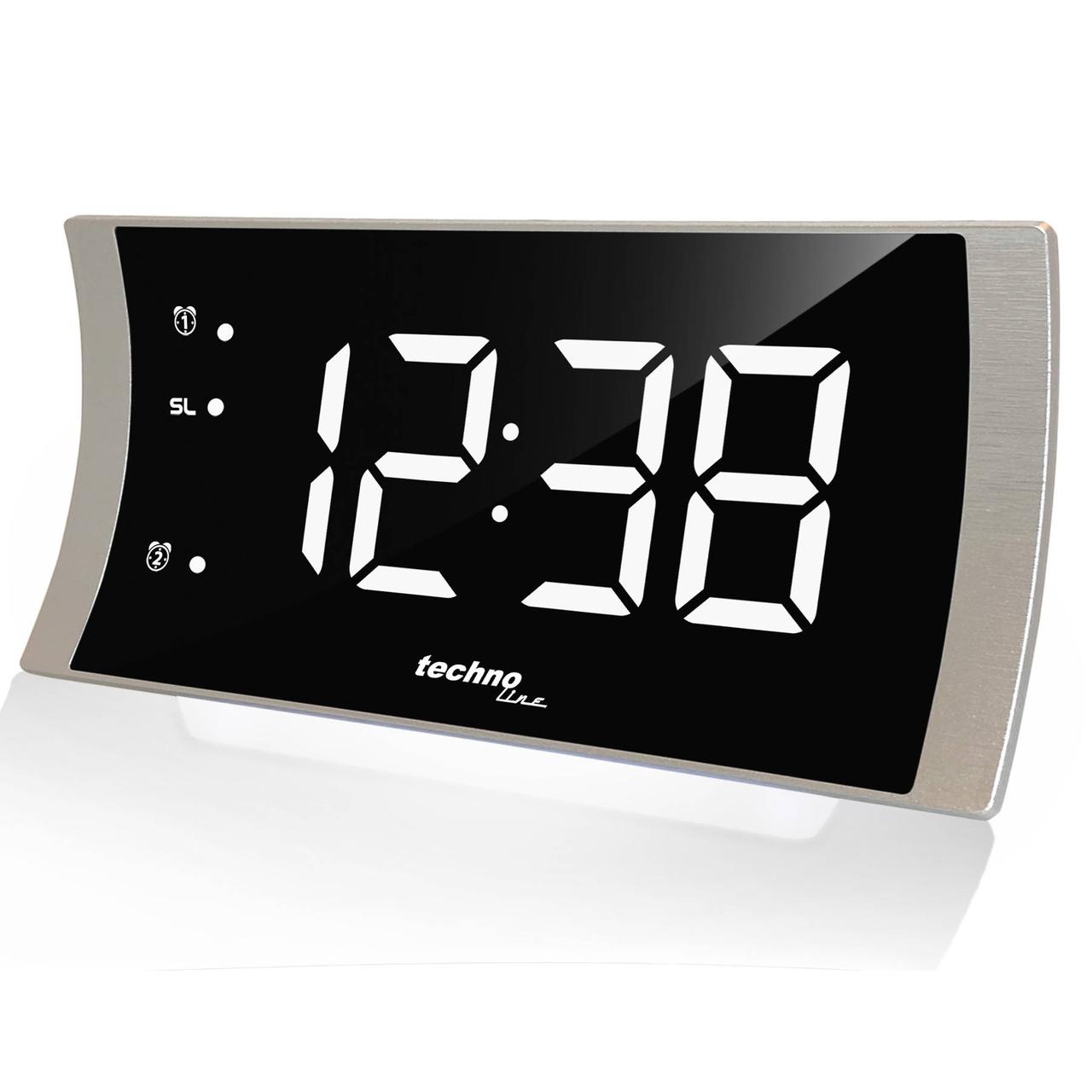 Годинник настільний з радіо Technoline WT494 Silver (WT494), фото 1