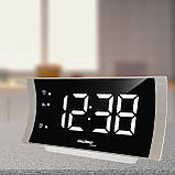 Годинник настільний з радіо Technoline WT494 Silver (WT494), фото 4