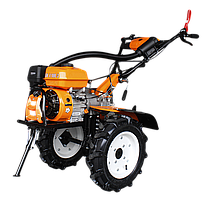 GTM Мотоблок бензо. GH-7/100-3; 7к.с., ширина 60/100см, передач 2вперед/1назад, колеса 10"