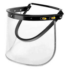 Екран захисний для обличчя, матеріал PVC, кріплення на каску INTERTOOL SP-0034 mst