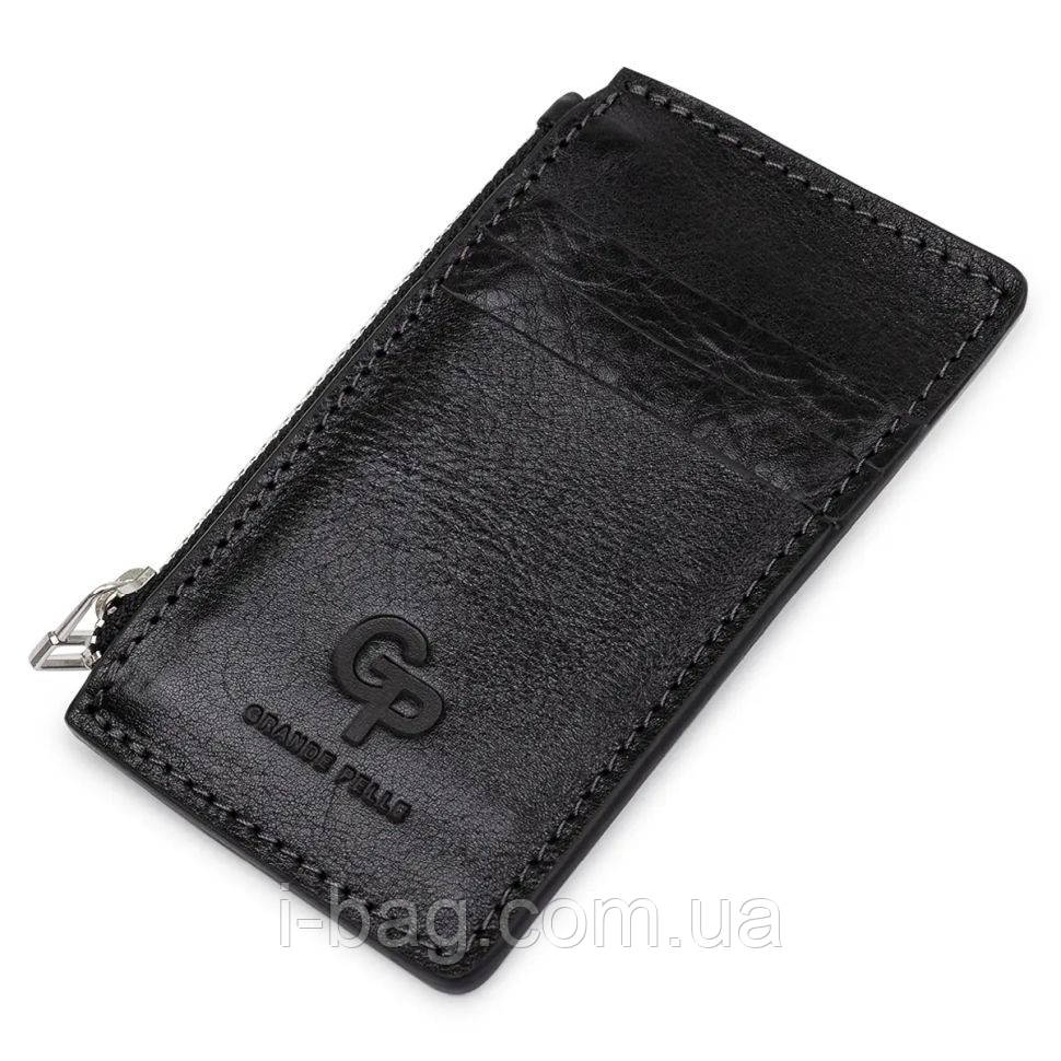 CardCase Topolino, чорний глянець Grande Pelle 310610