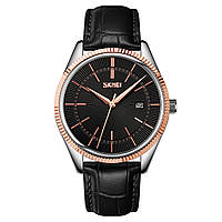 Спортивные мужские часы Skmei 9298TRGBK Rose-Gold Black водостойкие наручные кварцевые