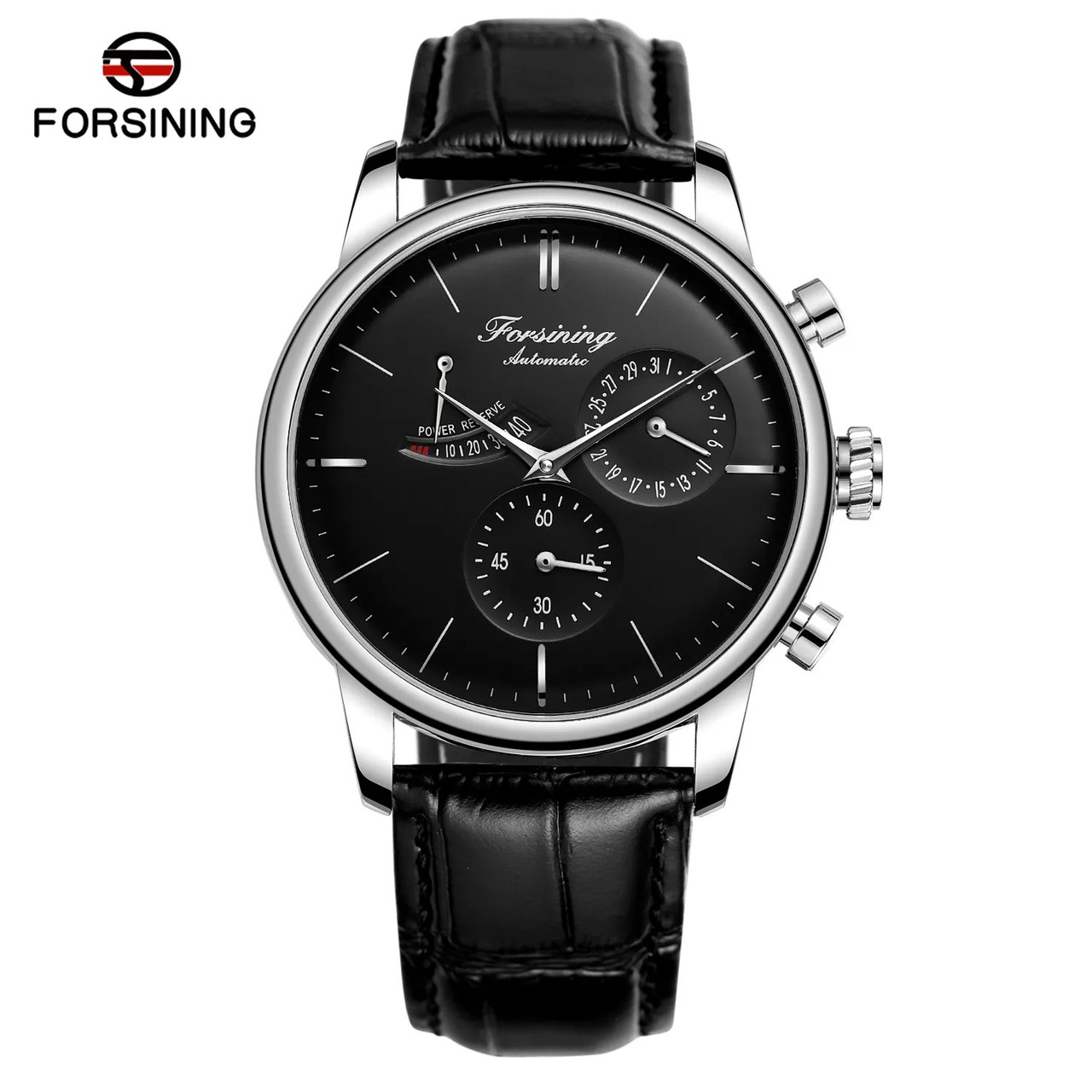 Классические механические мужские наручные часы Forsining 6916 Silver ...