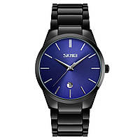 Спортивний чоловічий годинник Skmei 9140BKBU Black-Blue водостійкий наручний кварцевий