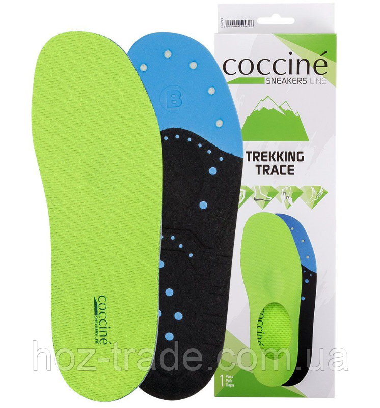 Устілки трекінгові анатомічні термо для спортивного взуття Coccine TREKKING TRACE 35-48