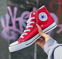 Красные женские кеды Converse all star 36-41 размера