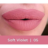 Жидкая матовая помада VFX Elite 05 Зачарованная Принцесса / Soft Violet, 4 мл Make Up Farmasi