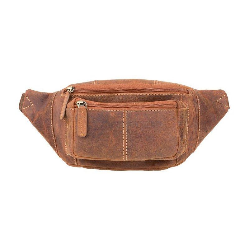 Поясна шкіряна сумка Visconti 720 Bumbag Oil Tan (720 OIL TAN)