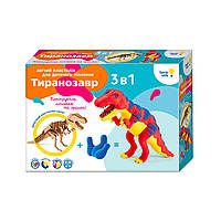 Набор для детской лепки легким пластилином "Тиранозавр" TY4418