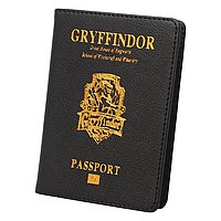 Обложка для паспорта SV в стиле Gryffindor 14.5*10cm Style 13, Чорний