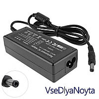 Блок живлення для ноутбука ASUS 19 V, 3.42 A, 65 W, 5.5*2.5 мм, прямий роз'єм, (Replacement AC Adapter) black (без