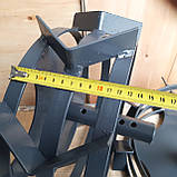 Грунтозачепи 340мм*120мм ступиця 23мм шестигранна для культиватора, фото 4